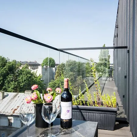 Central Balcony Apartment - Window On Cracow Krakow Exterior photo